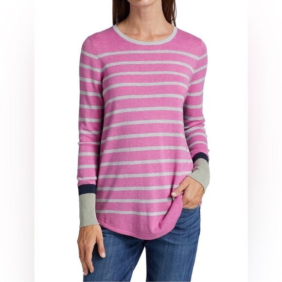 Nic+Zoe Vital Striped Top Sweater Pullover, Size XS - Picture 2 of 14